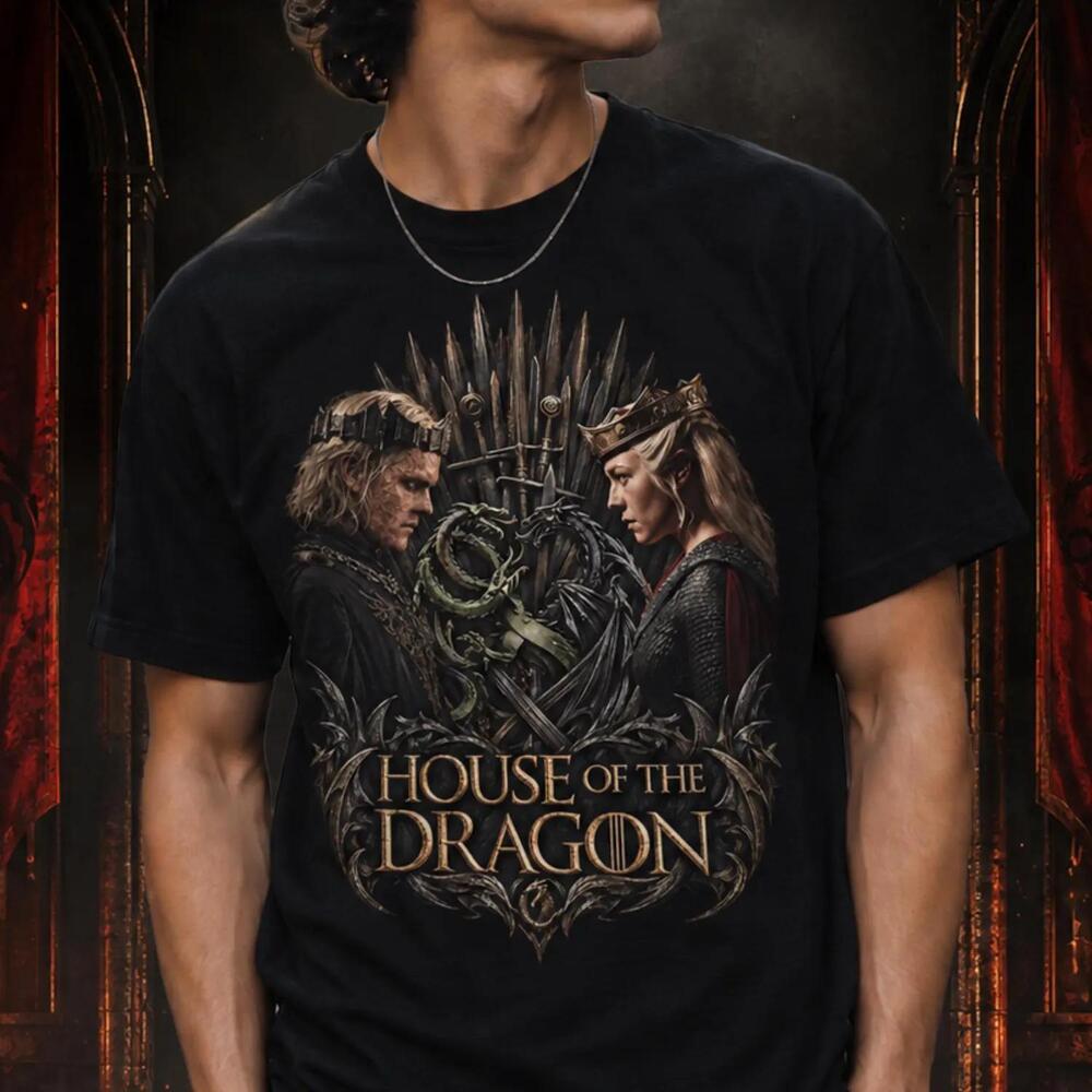 Aegon Vs Rhaenyra Targaryen Tee Unisex Hotd Iron Throne Gift For Fan
